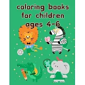 coloring books for children ages 4-6: coloring pages with funny images to Relief Stress for kids and adults