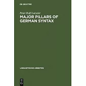 Major Pillars of German Syntax