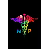 N P: Nurse Practitioner Notebook journal Diary Cute funny humorous blank lined notebook Gift for student school college rul