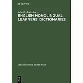 English Monolingual Learners’’ Dictionaries: A User-Oriented Study
