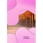 Mileage Logbook: Professional Mileage Log Book: Mileage & Gas Journal: Mileage Log For Work: Mileage Tracker For Business