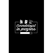 Cosmetologist in progress: Cosmetologist Notebook journal Diary Cute funny humorous blank lined notebook Gift for student school college ruled gr