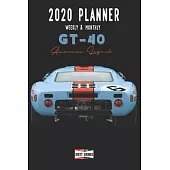 2020 Planner Weekly and Monthly: Ford GT-40 Lemans Legend Race Travel Companion (Jan 1, 2020 to Dec 31, 2020)