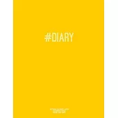 Notebook for Cornell Notes, 120 Numbered Pages, #DIARY, Gold Cover: For Taking Cornell Notes, Personal Index, 8.5