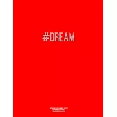Notebook for Cornell Notes, 120 Numbered Pages, #DREAM, Red Cover: For Taking Cornell Notes, Personal Index, 8.5