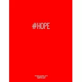Notebook for Cornell Notes, 120 Numbered Pages, #HOPE, Red Cover: For Taking Cornell Notes, Personal Index, 8.5
