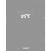 Notebook for Cornell Notes, 120 Numbered Pages, #NYC, Grey Cover: For Taking Cornell Notes, Personal Index, 8.5