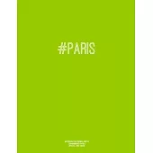Notebook for Cornell Notes, 120 Numbered Pages, #PARIS, Lime Cover: For Taking Cornell Notes, Personal Index, 8.5