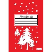 Notebook for making lists 160 Ruled pages: Lined notebook, Christmas notebooks for kids