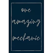 One amazing mechanic: novelty notebook for mechanics 6