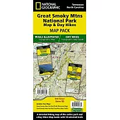 Great Smoky Mountains Day Hikes & National Park Map [Map Pack Bundle]