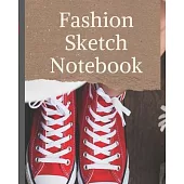 Fashion Sketch Notebook: Budding Fashion Designer Journal - Fashion Sketchbook Female Figure Template - Design Styles - Build Your Hot Ticket P