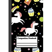 Composition Notebook: Unicorn Wide Ruled Journal for Boys Girls Kids Women Teens! Blank Wide Lined Journal for School and College Writing or