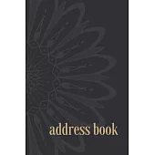 Address Book: Convenient Alphabetized Page Tabs For Easy Organization, Two Address Entries Per Page