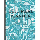 KETO MEAL PLANNER Weight loss journal: The keto diet food list to write Meals keto measurement Notes to healthy ketosis and intermittent fasting Write