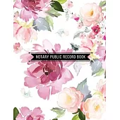 Notary Public Record Book: Official Notary Journal- Public Notary Records Book-Notarial acts records events Log-Notary Template- Notary Receipt B