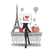 Paris Street Style A Coloring Book: J’’adore Paris