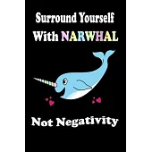 Surround Yourself With Narwhal Not Negativity