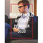 Household Budget Planner 2020: Financial Planner Organizer budget book 2020, Yearly Monthly Weekly & Daily Budget Planner, Setup Expected Actual and