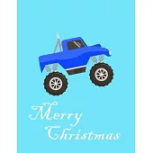 Monster Truck Notebook: Journal ( Paperback, Blue Cover), Christmas Gift Monster Truck , Gag gift for new year 2020, Surprise Monster Truck Ra