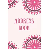 Address Book: Convenient Alphabetized Page Tabs For Easy Organization, Two Address Entries Per Page, Cheerful Cover Design