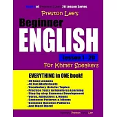 Preston Lee’’s Beginner English Lesson 1 - 20 for Khmer Speakers
