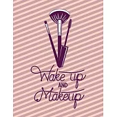 Makeup Face Charts Book: The Blank Workbook Paper Practice Face Charts For Professional Makeup Artists, Makeup Practice Book, MUA Gifts Cosmeto