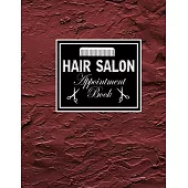 Hair Salon Appointment Book: Hair Salon Appointment Books for Salons Tracking Journal for hair stylist, nail tech, makeup artist (Planner Salon App