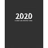 Veterinary Clinic Appointment Planner 2020: Calendar Organizer with Daily, Weekly and Monthly Spread to Schedule Consultations and Meetings