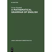 A mathematical grammar of English
