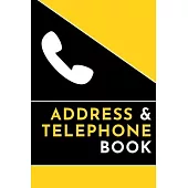 Address & Telephone Book: Organizer Contacts (6 x 9 in, 360 Contacts) - Record Addresses, Social Media, Telephone Numbers, Emails, Birthday & Ex