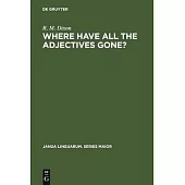 Where have All the Adjectives Gone?