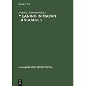 Meaning in Mayan Languages