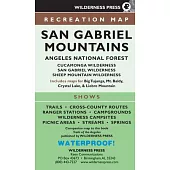 Map San Gabriel Mountains