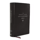 Nasb, Charles F. Stanley Life Principles Bible, 2nd Edition, Leathersoft, Black, Thumb Indexed, Comfort Print: Holy Bible, New American Standard Bible