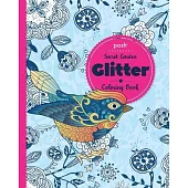 Posh Glitter Coloring Book Secret Garden