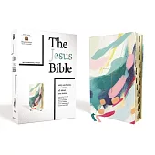 The Jesus Bible Artist Edition, Niv, Leathersoft, Multi-Color/Teal, Thumb Indexed, Comfort Print