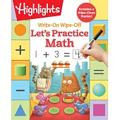 Write-On Wipe-Off Let’’s Practice Math