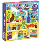 Curious Cats 500 Piece Puzzle