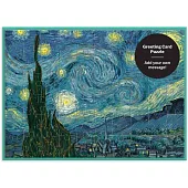 Moma Starry Night Greeting Card Puzzle