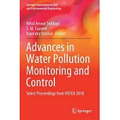 Advances in Water Pollution Monitoring and Control: Select Proceedings from Hsfea 2018