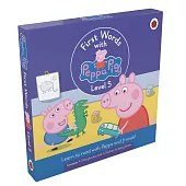First Words with Peppa Level 5 Pack (4 storybooks + 4 sticker activity books)