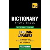 Theme-based dictionary British English-Japanese - 7000 words
