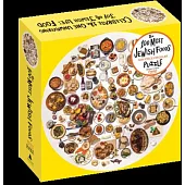 The 100 Most Jewish Foos 500-Piece Circular Puzzle