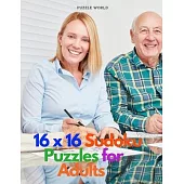 16 x 16 Sudoku Puzzles for Adults Vol. 1