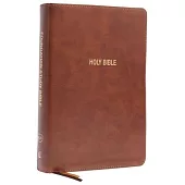 Kjv, Foundation Study Bible, Large Print, Leathersoft, Brown, Red Letter, Comfort Print: Holy Bible, King James Version