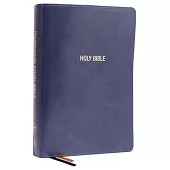 Nkjv, Foundation Study Bible, Large Print, Leathersoft, Blue, Red Letter, Comfort Print: Holy Bible, New King James Version