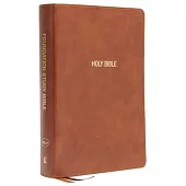 Nkjv, Foundation Study Bible, Large Print, Leathersoft, Brown, Red Letter, Comfort Print: Holy Bible, New King James Version