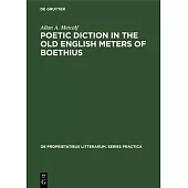 Poetic diction in the Old English meters of Boethius