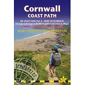 Cornwall Coast Path: British Walking Guide: SW Coast Path Part 2 - Bude to Plymouth Includes 142 Large-Scale Walking Maps (1:20,000) & Guid